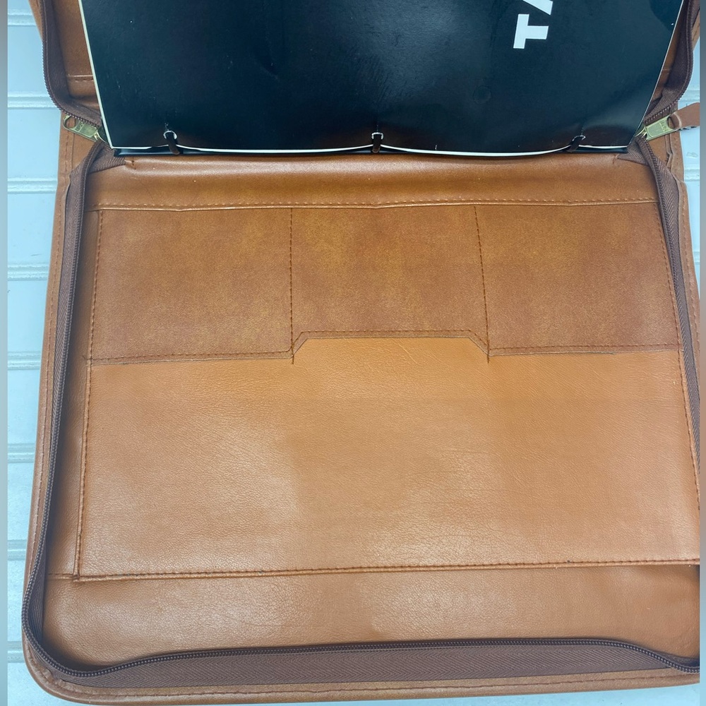 Dooney & Bourke Black Pebbled Leather Portfolio Briefcase - Picture 8 of 17